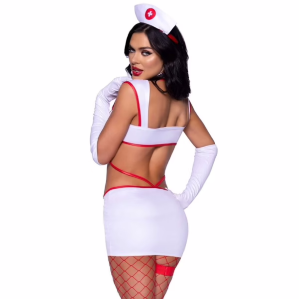 LEG AVENUE - DISFRAZ ENFERMERA SEXY BLANCO S - Imagen 3