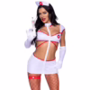 LEG AVENUE - DISFRAZ ENFERMERA SEXY BLANCO S