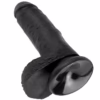 KING COCK - 7 PENE REALÍSTICO NEGRO 17.8 CM - Imagen 5