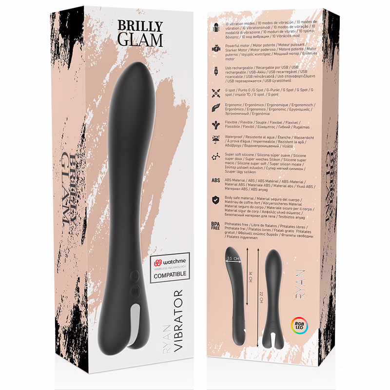 BRILLY GLAM - RYAN VIBRADOR COMPATIBLE CON WATCHME WIRELESS TECHNOLOGY - Imagen 10