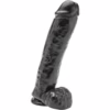 GET REAL - DILDO 28 CM CON TESTÍCULOS NEGRO - Imagen 3