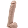 GET REAL - DILDO 28 CM CON TESTÍCULOS NATURAL - Imagen 3