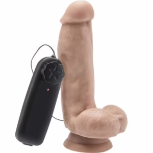 GET REAL - DILDO 12 CM CON TESTÍCULOS VIBRADOR NATURAL