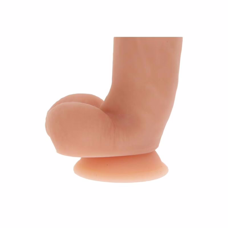 GET REAL - DILDO SILICONA 18 CM CON TESTÍCULOS NATURAL - Imagen 3