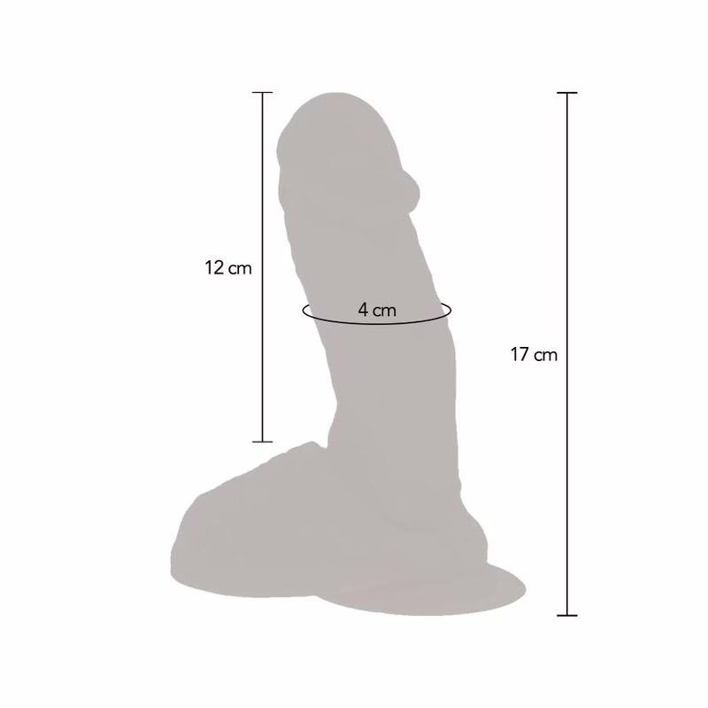GET REAL - DILDO VIBRADOR SILICONA NATURAL - Imagen 5