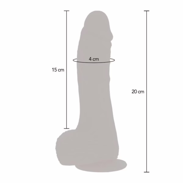 GET REAL - DILDO VIBRADOR ROTADOR UP&DOWN NATURAL - Imagen 11