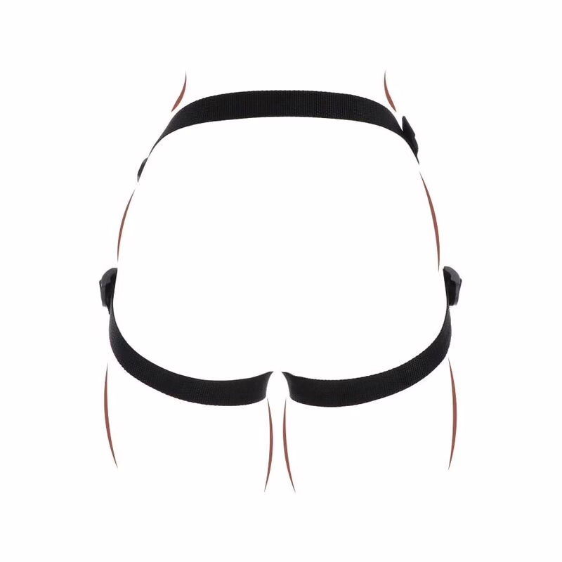 GET REAL - STRAP-ON PLEASURE HARNÉS NEGRO - Imagen 8