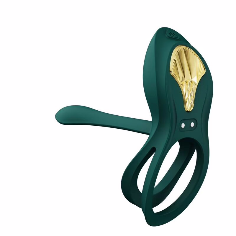 ZALO - BAYEK ANILLO VIBRADOR CONTROL REMOTO PAREJAS VERDE - Imagen 9