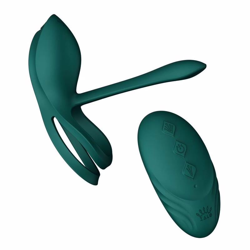 ZALO - BAYEK ANILLO VIBRADOR CONTROL REMOTO PAREJAS VERDE - Imagen 14