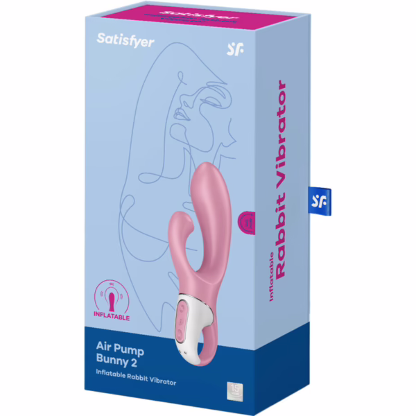 SATISFYER - AIR PUMP BUNNY 2 ROSA - Imagen 12