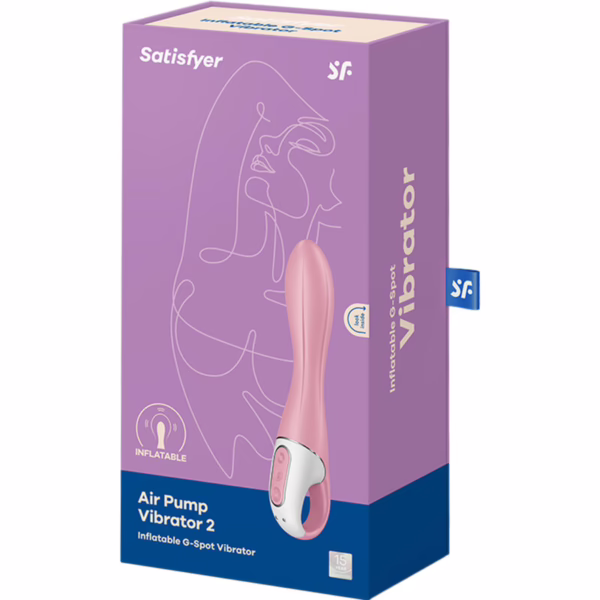 SATISFYER - AIR PUMP VIBRATOR 2 ROSA - Imagen 12