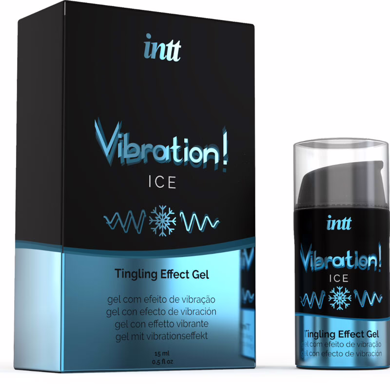 INTT - POTENTE ESTIMULANTE ÍNTIMO GEL VIBRADOR EFECTO FRÍO 15ML - Imagen 2