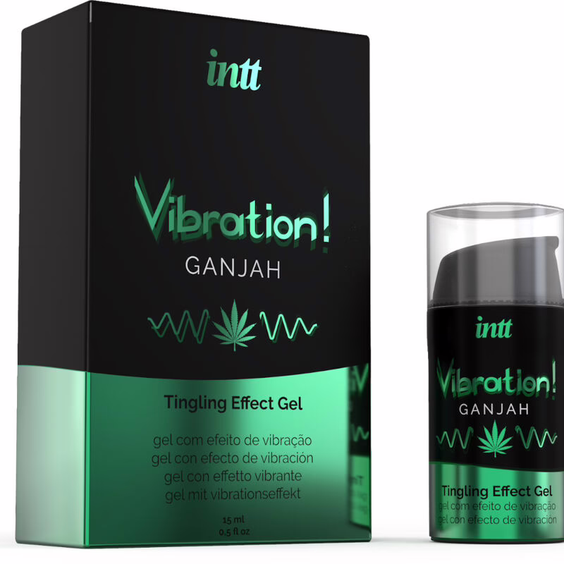 INTT - POTENTE ESTIMULANTE ÍNTIMO GEL VIBRADOR LIQUIDO CANNABIS 15ML - Imagen 2
