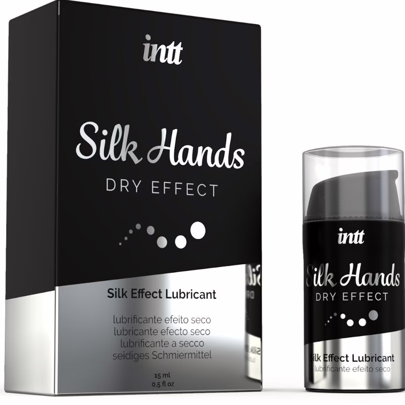 INTT LUBRICANTS - SILK HANDS LUBRICANTE FORMULA CONCENTRADA DE SILICONA 15 ML - Imagen 2