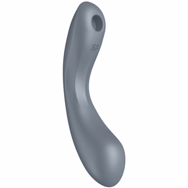 SATISFYER - CURVE TRINITY 1 AIR PULSE VIBRATION GRIS - Imagen 12