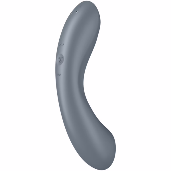 SATISFYER - CURVE TRINITY 1 AIR PULSE VIBRATION GRIS - Imagen 15