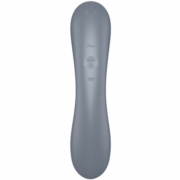 SATISFYER - CURVE TRINITY 1 AIR PULSE VIBRATION GRIS - Imagen 16