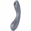 SATISFYER - CURVE TRINITY 1 AIR PULSE VIBRATION GRIS - Imagen 13