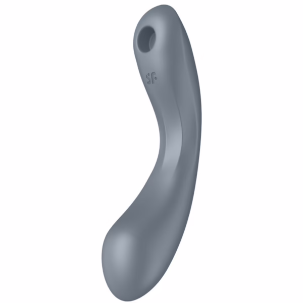 SATISFYER - CURVE TRINITY 1 AIR PULSE VIBRATION GRIS - Imagen 13