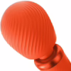 FUN FACTORY - VIM WAND RUMBLE VIBRADOR RECARGABLE SILICONA NARANJA - Imagen 12