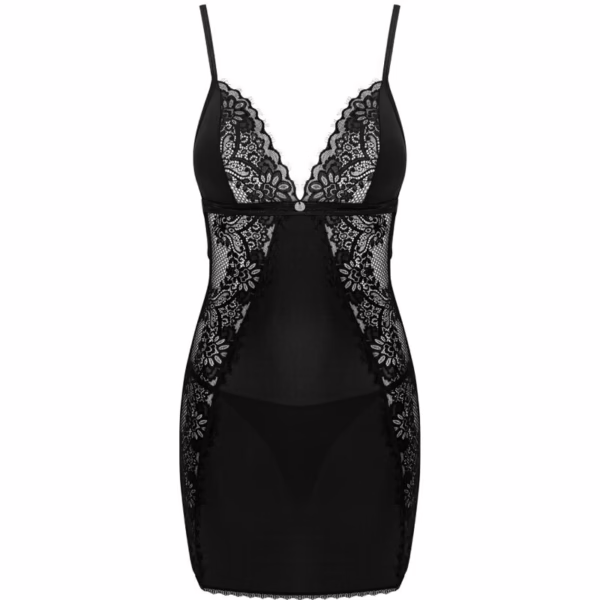 OBSESSIVE - MADERRIS CHEMISE & TANGA XS/S - Imagen 12