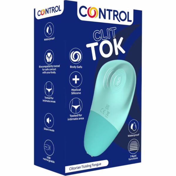 CONTROL - CLIT TOK LENGUA ESTIMULADORA DE CLÍTORIS RECARGABLE - Imagen 2