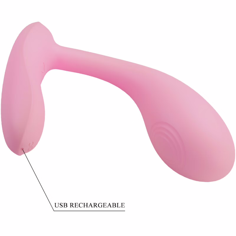 PRETTY LOVE - BAIRD G-SPOT 12 VIBRACIONES RECARGABLE ROSA APP - Imagen 6