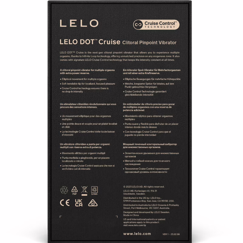 LELO - DOT CRUISE ESTIMULADOR DE CLÍTORIS VERDE PISTACHO - Imagen 7