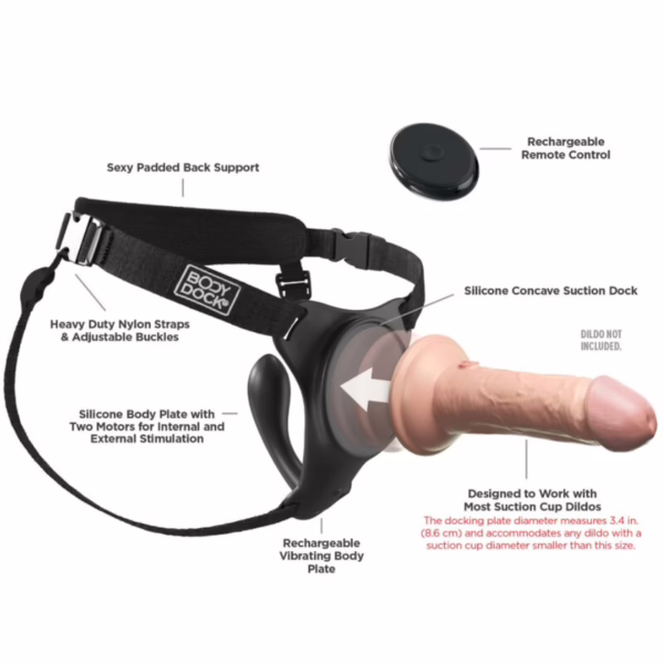PIPEDREAMS - BODY DOCK G-SPOT PRO HARNESS - Imagen 11