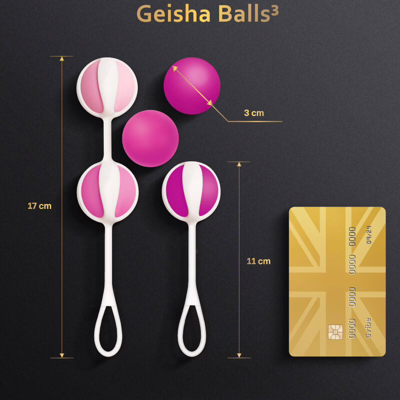 G-VIBE - SET 5 GEISHA BALLS3 ROSA - Imagen 3