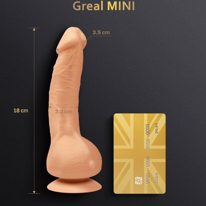 G-VIBE - GREAL MINI DILDO VIBRADOR SILICIONA NATURAL - Imagen 2