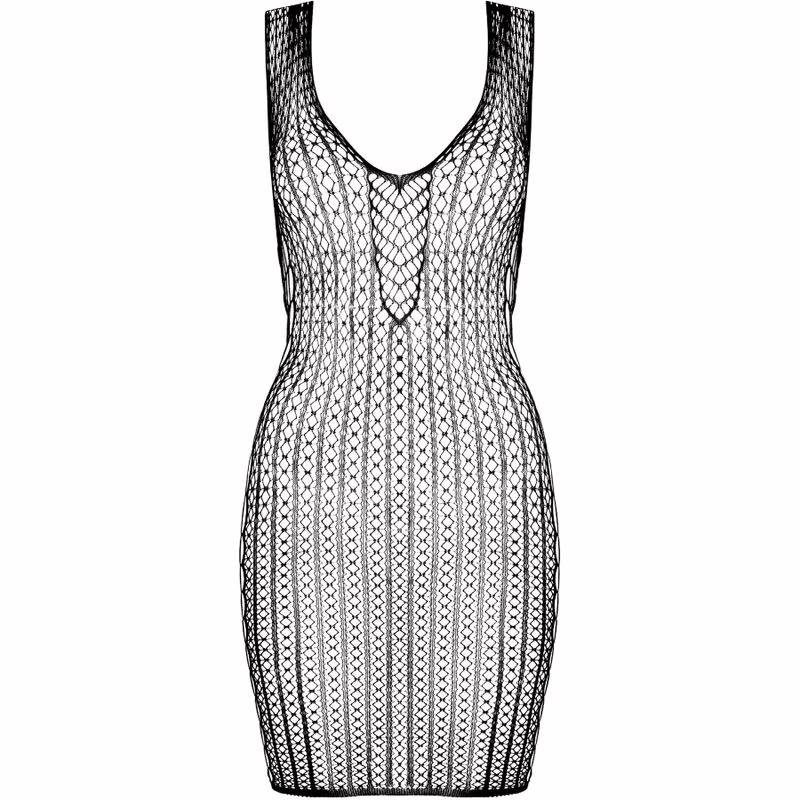 PASSION - BS097 BODYSTOCKING NEGRO TALLA ÚNICA - Imagen 5