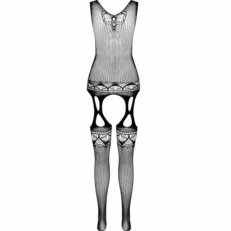 PASSION - BS099 BODYSTOCKING NEGRO TALLA ÚNICA - Imagen 6