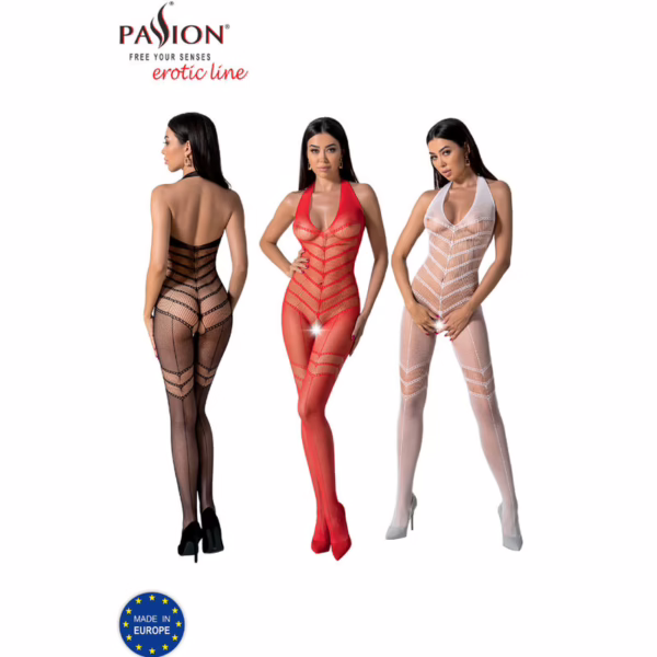 PASSION - BS100 BODYSTOCKING NEGRO TALLA ÚNICA - Imagen 16