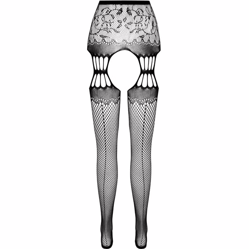 PASSION - S027 MEDIAS CON LIGUERO NEGRO TALLA ÚNICA - Imagen 6