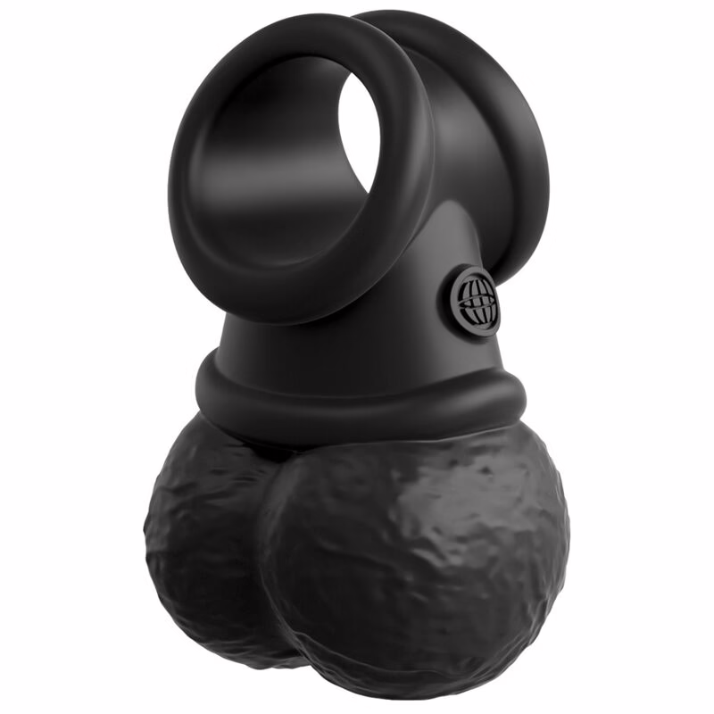 KING COCK - ELITE KIT ARNES AJUSTABLE DELUXE ANILLO CON TESTICULOS & DILDO 20.3 CM - Imagen 8