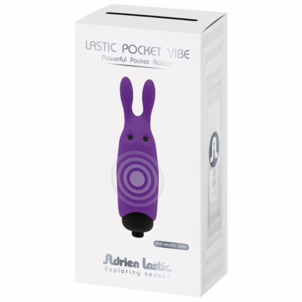 ADRIEN LASTIC - LASTIC POCKET VIBRADOR DE BOLSILLO CONEJO VIOLETA - Imagen 12