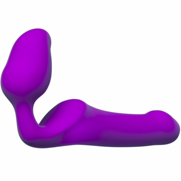 ADRIEN LASTIC - QUEENS STRAP-ON FLEXIBLE VIOLETA TALLA M - Imagen 7