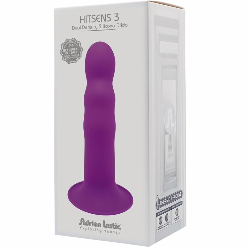 ADRIEN LASTIC - HITSENS 3 DILDO SILICONA VIOLETA - Imagen 4