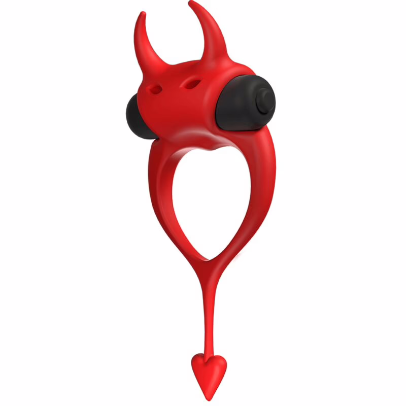 ADRIEN LASTIC - DEVOL COCKRING ANILLO VIBRADOR ROJO - Imagen 2
