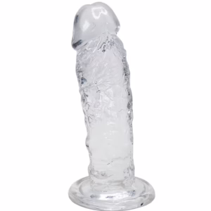 ALIVE - MAJESTIC PENE REALÍSTICO TRANSPARENTE 14.7 CM