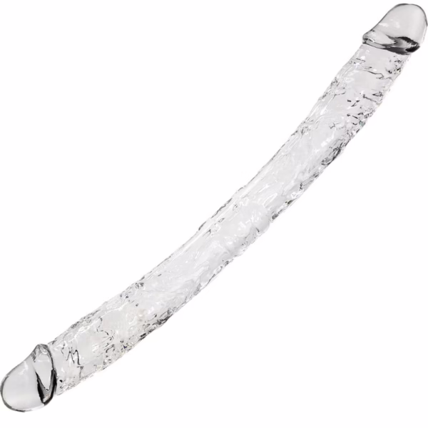 ALIVE - SUPREME PENE REALÍSTICO DOBLE TRANSPARENTE 38.5 CM - Imagen 3