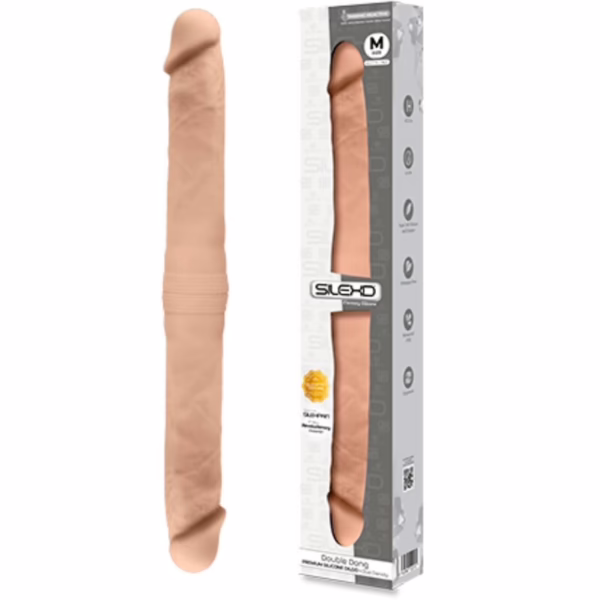 SILEXD - PENE REALÍSTICO DOBLE SILICONA PREMIUM SILEXPAN 42.5 CM - Imagen 4