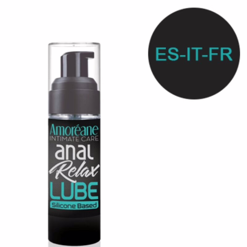 AMOREANE - LUBRICANTE ANAL BASE DE SILICONA 30 ML ES/IT/FR - Imagen 2
