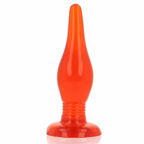 BAILE - PLUG ANAL TACTO SUAVE ROJO 14.2 CM - Imagen 7