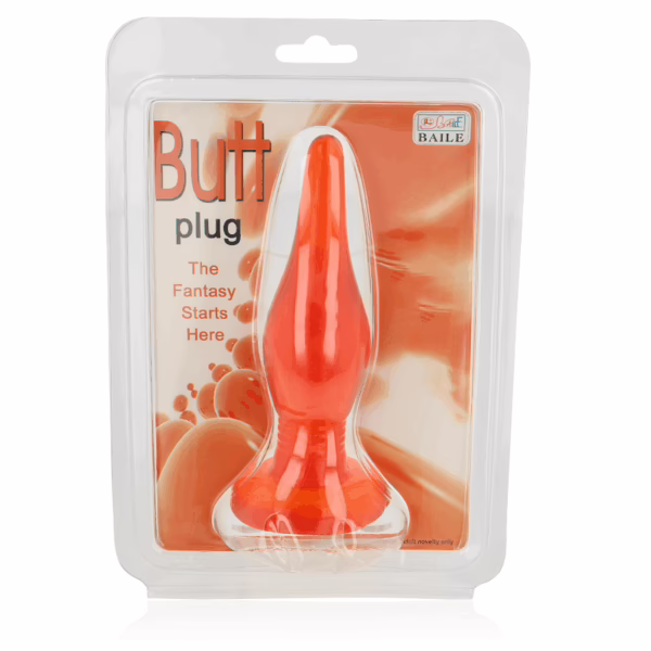 BAILE - PLUG ANAL TACTO SUAVE ROJO 14.2 CM - Imagen 12