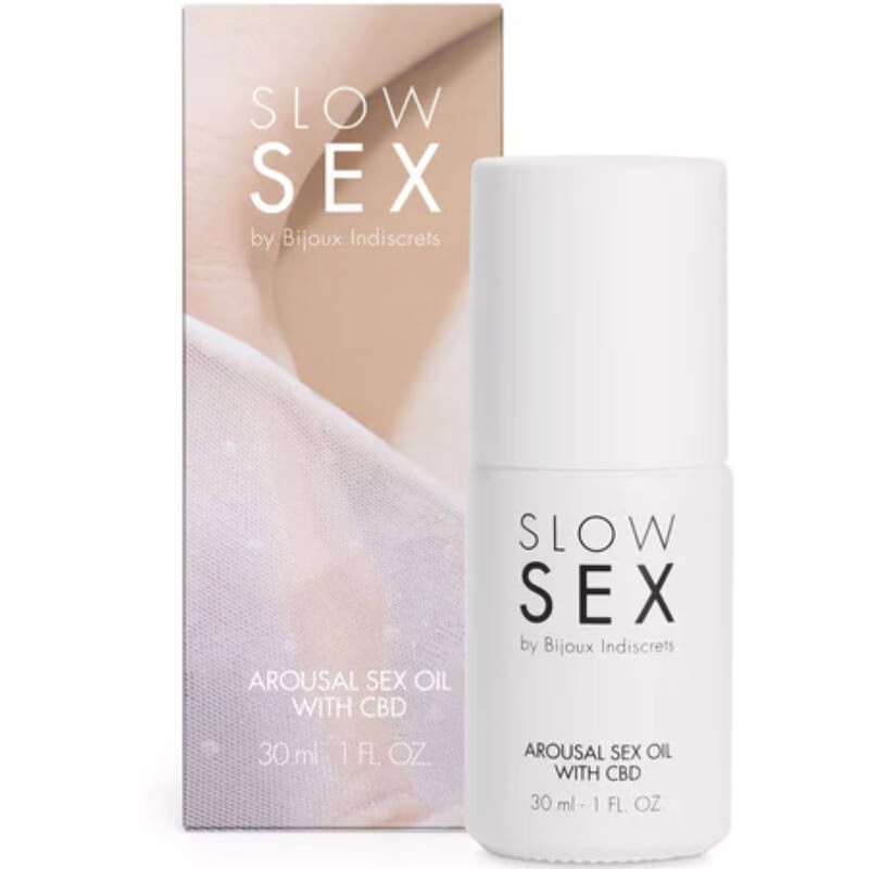 BIJOUX - SLOW SEX ACEITE DE MASAJE SEXUAL CON CBD 30 ML