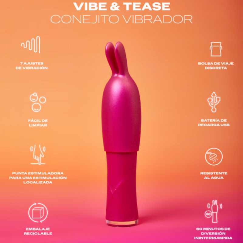 DUREX - TOY VIBRADOR VIBE & TEASE - Imagen 2