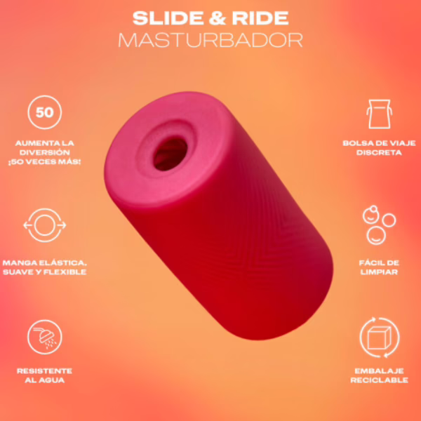 DUREX - TOY MASTURBADOR SLIDE & RIDE - Imagen 5