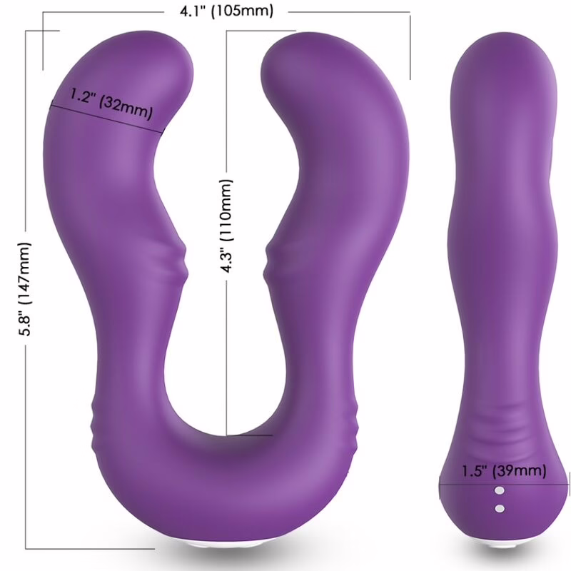 ARMONY - SERAPH VIBRADOR DOBLE CONTROL REMOTO VIOLETA - Imagen 3